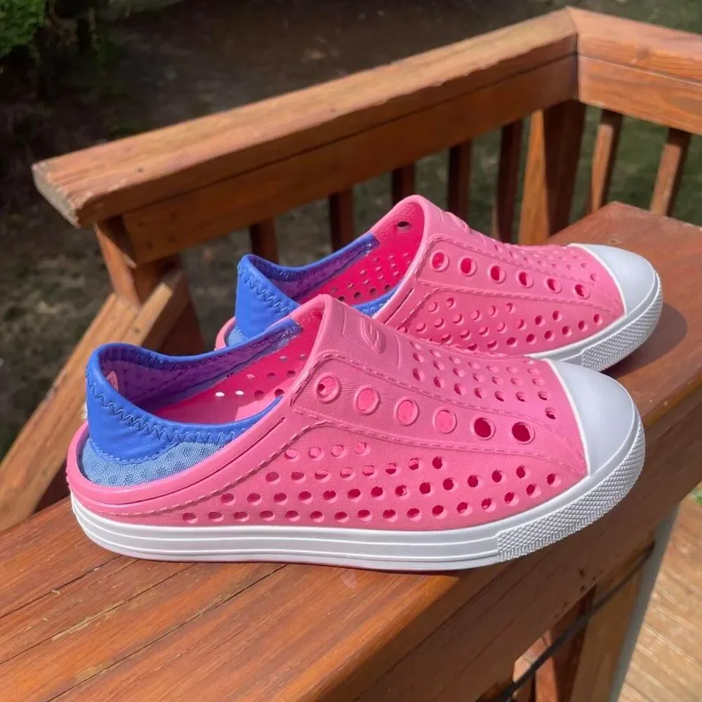 Skechers Kids 13 Pink Water shoes slip On Sandals